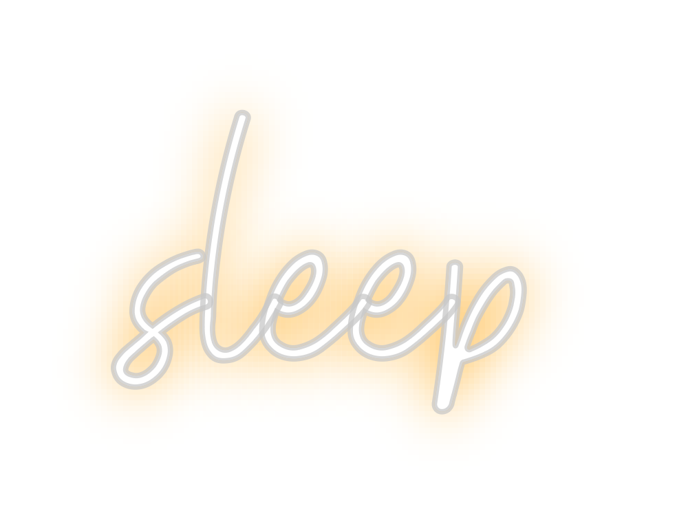 Custom Neon: sleep