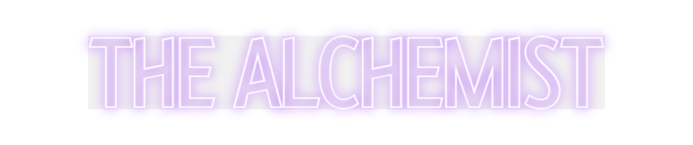 Custom Neon: THE ALCHEMIST