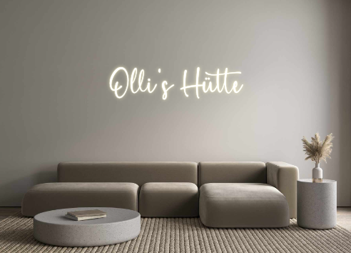 Custom Neon: Olli's Hütte