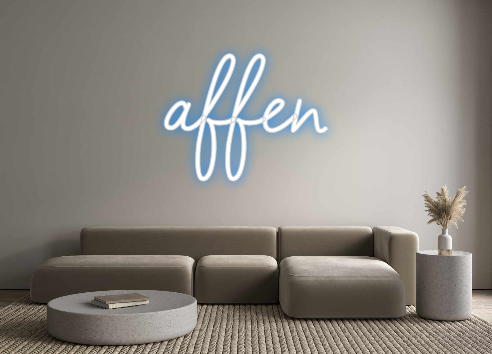 Custom Neon: affen