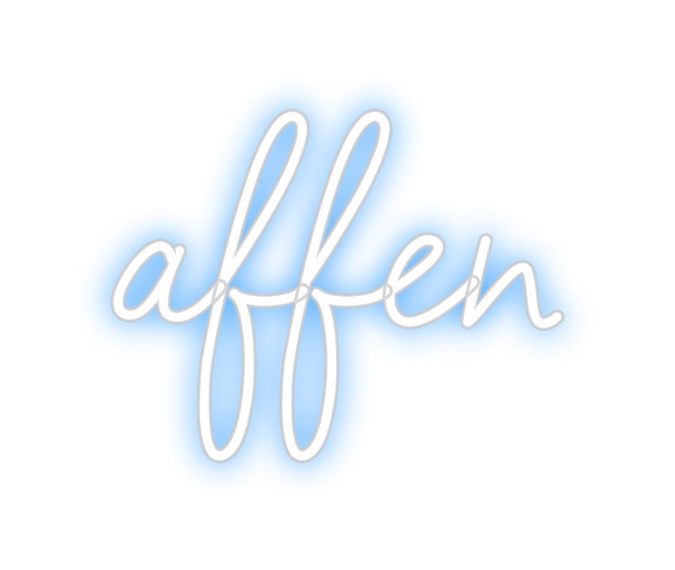 Custom Neon: affen