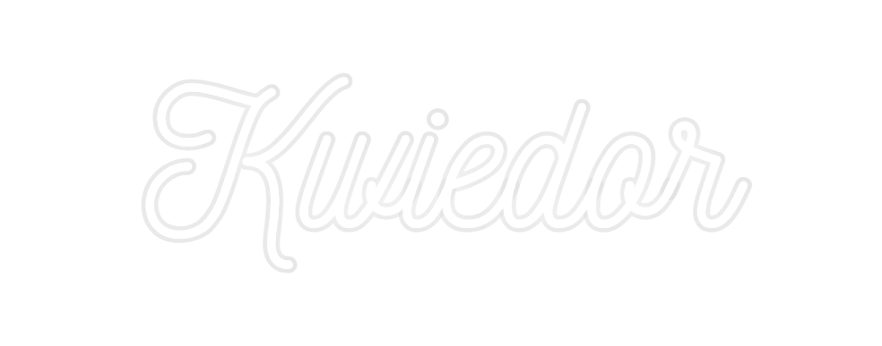 Custom Neon: Kwiedor