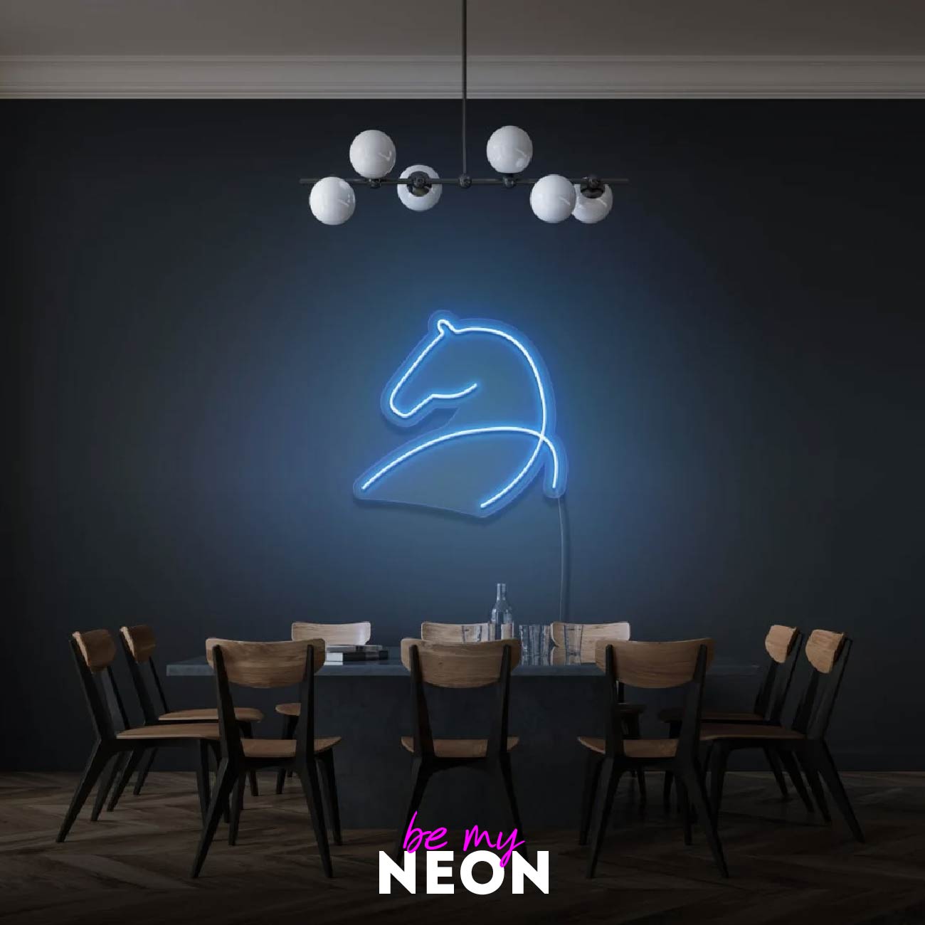 "Pferd" Leuchtmotiv aus LED Neon