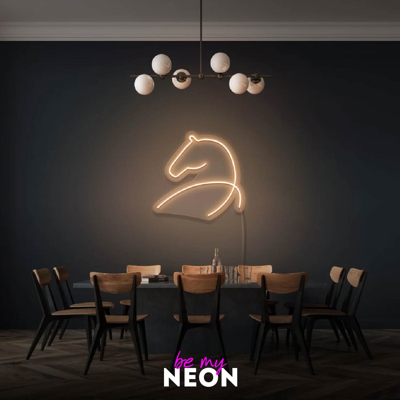"Pferd" Leuchtmotiv aus LED Neon