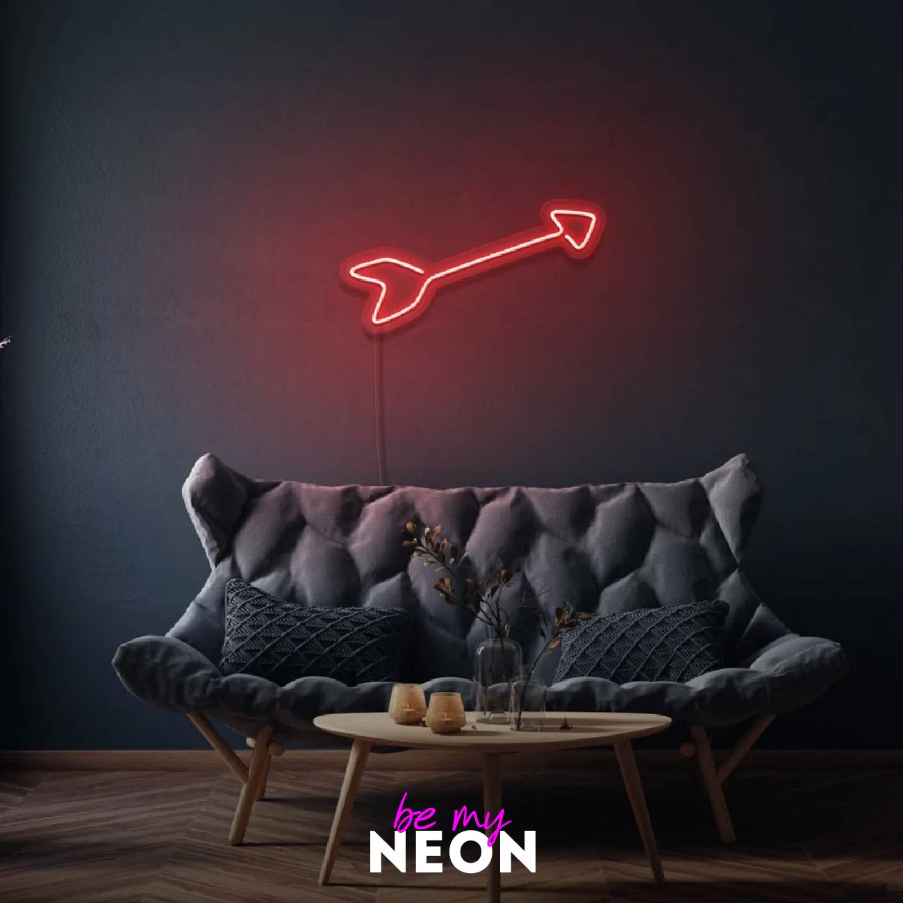 "Pfeil" Leuchtmotiv aus LED Neon