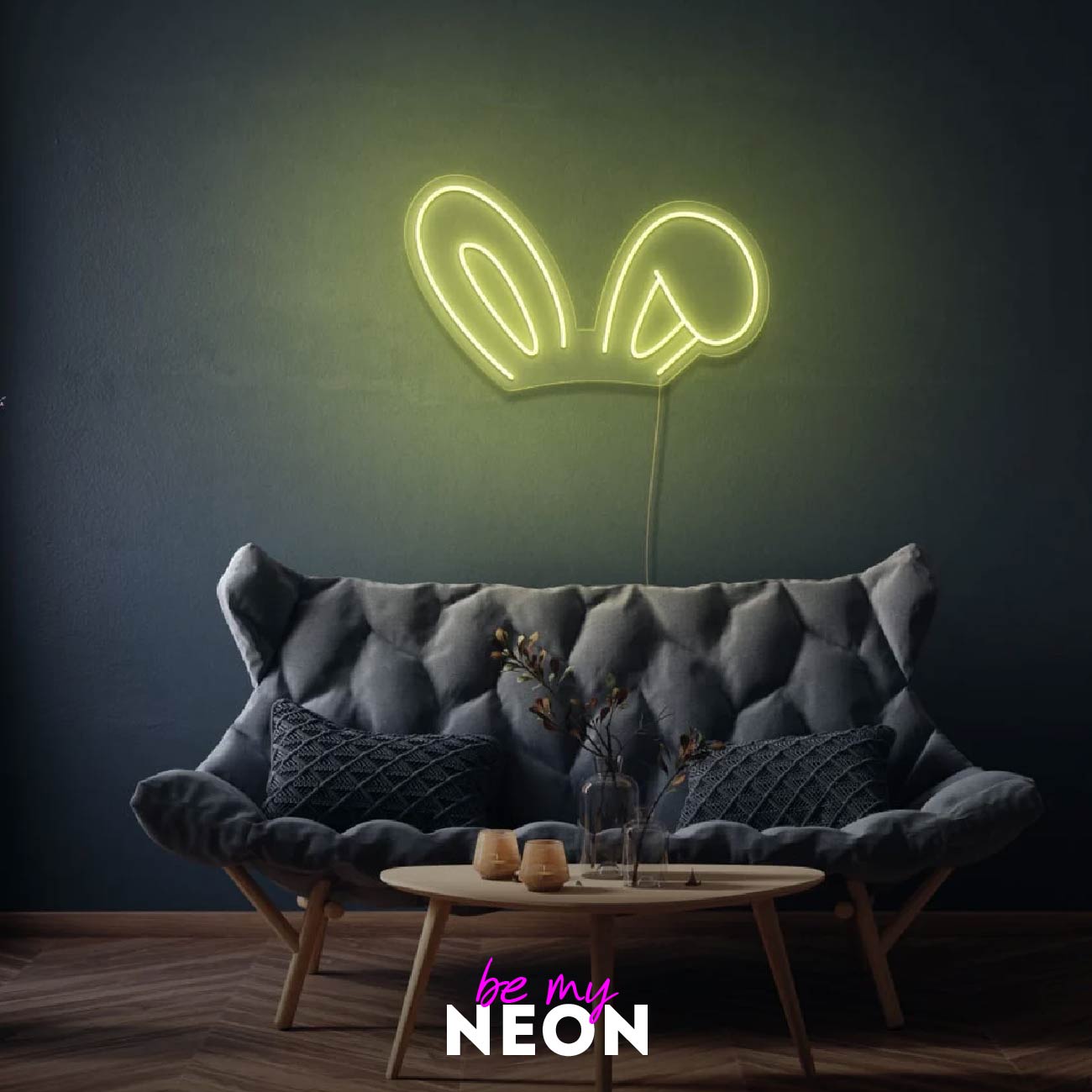"Bunny" Leuchtmotiv aus LED Neon