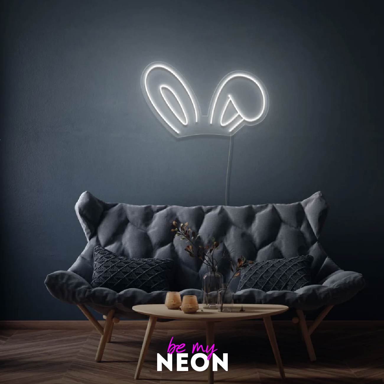 "Bunny" Leuchtmotiv aus LED Neon