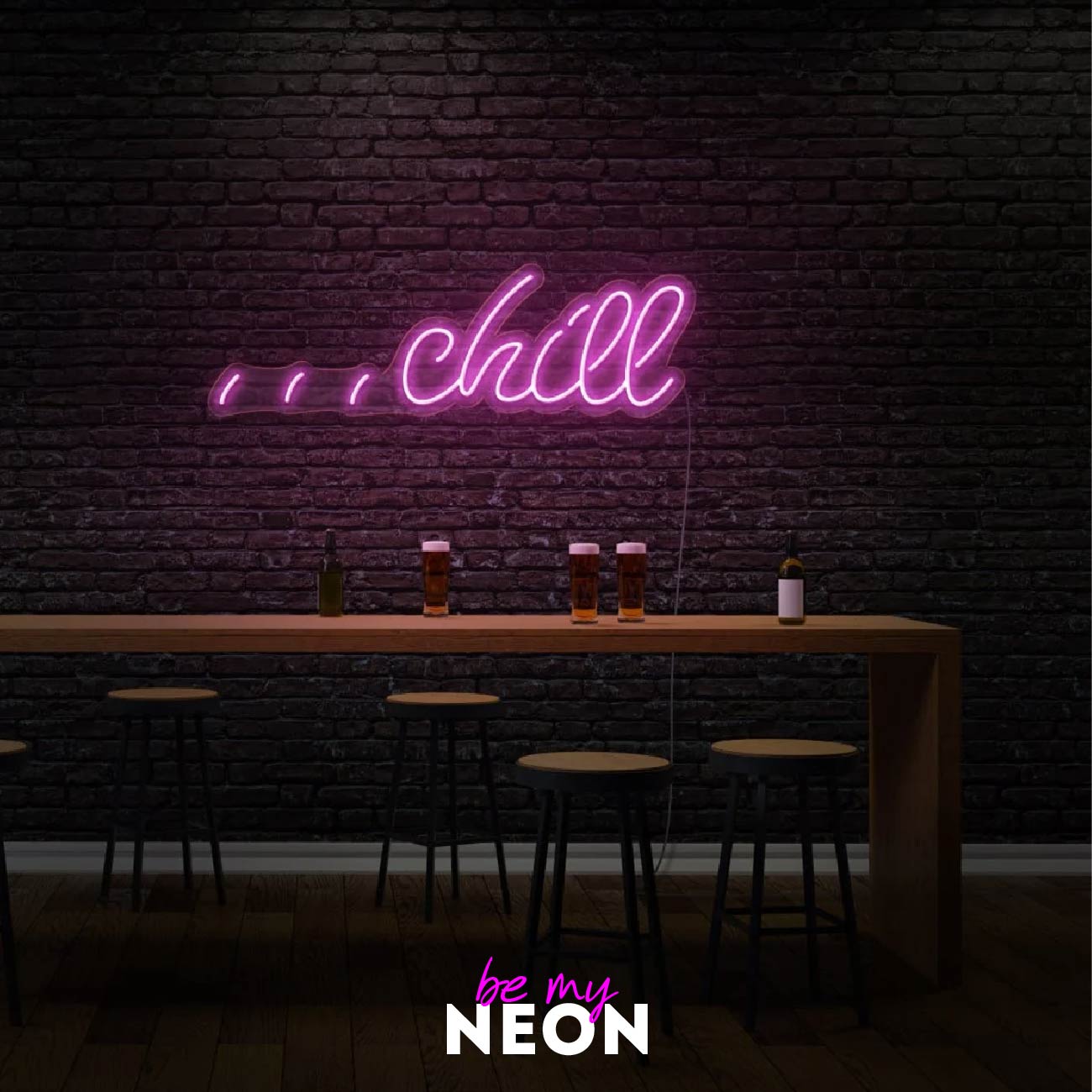 "Chill 2" LED Neonschild