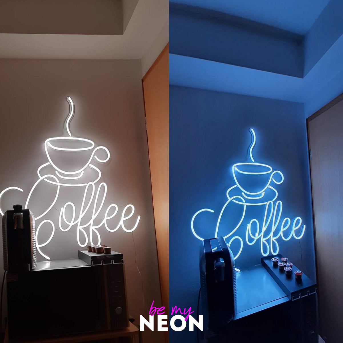 "Coffee Kaffee" LED Neonschild